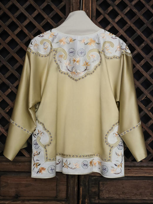 盛唐牡丹大师系列| 重工吉祥如意苏绣外套-香蕉黄 商品图2