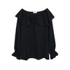 超值购【诗铭洛可】W048 雪纺上衣娃娃领长袖系带小衫A11-1 商品缩略图2