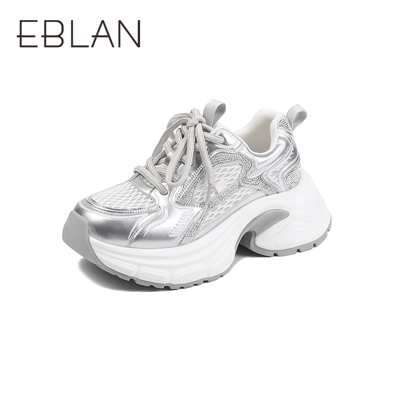 伊伴时尚百搭网纱运动鞋B25382006