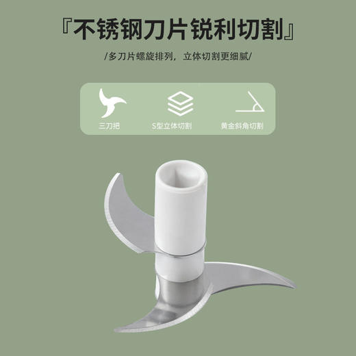 迷你磨姜器wzcy打姜机 拉蒜器 小型手动压蒜器 厨房家用三刀蒜蓉搅碎机 手拉 商品图3