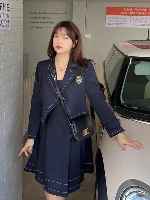 超值购【诗铭洛可】XCA453 JK套装 外套➕背心裙两件套C5-2 商品图1