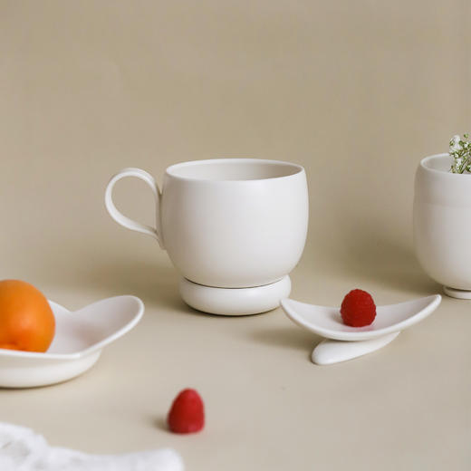 中国 Tuuli studio 陶晓丽 白色瓷器 碗 手握杯 盘 商品图4