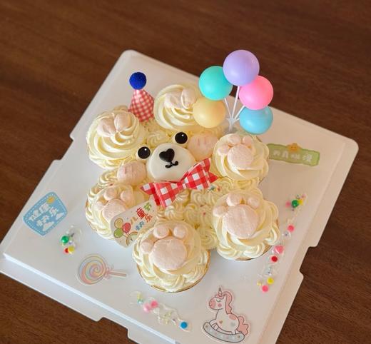 T款-动物奶油纸杯蛋糕组合成可爱小熊•六一儿童节限量款（七个纸杯蛋糕组合成） 商品图2