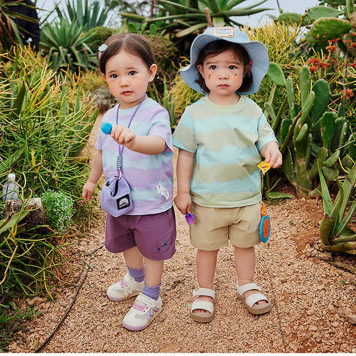 【UPF50+】迷你巴拉男女童宝宝亲肤透气防晒短袖T恤夏季新款 商品图2