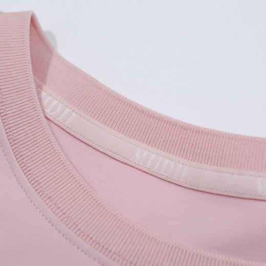 谜底T恤短袖女2025夏季新品休闲日常百搭绣花宽松上衣252MT0693 商品图3