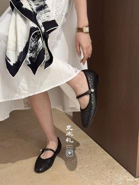 小香风——羊皮单鞋