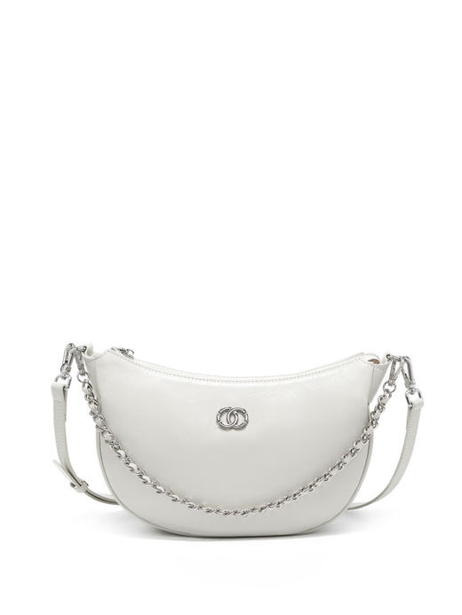 【预售3天】百搭爆裂纹女包简约休闲单肩包饺子包斜挎包D3039 商品图5