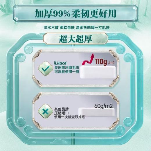 iLilace灵乐熙国潮替换型压缩毛巾  【老公款】 商品图4