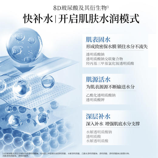 【年货节直降】美肤宝玻尿酸水库面膜 5片/盒 锁水保湿增强肌底蓄水力 商品图2