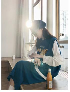 超值购【诗铭洛可】XC7670时尚三件套背心➕长T➕半裙 B11-3 /B2-1/B1-1