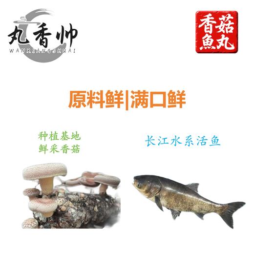 【丸香帅香菇鱼丸】香菇鱼肉鲜|传统工艺|鲜香味美|火锅必备 商品图3