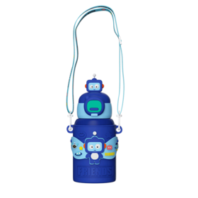 儿童机器人保温杯500ml（颜色随机）