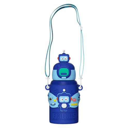 儿童机器人保温杯500ml（颜色随机） 商品图0