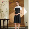司歌黑白弹力假两件连衣裙短袖A911180X 商品缩略图1