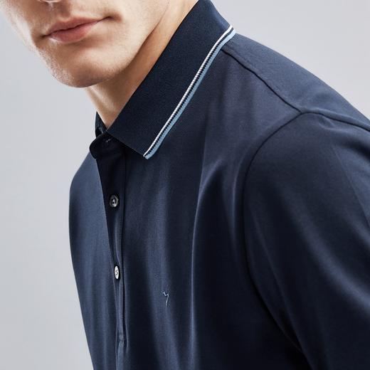 柒牌polo衫男短袖夏季新款商务休闲翻领薄款纯色T恤保罗衫	124T70130 商品图2