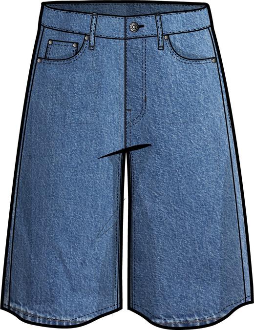 LEVIS女短裤000MJ0001 商品图0