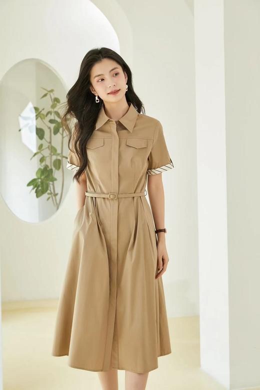 Le Malene 翻领衬衫连衣裙 20321 商品图1