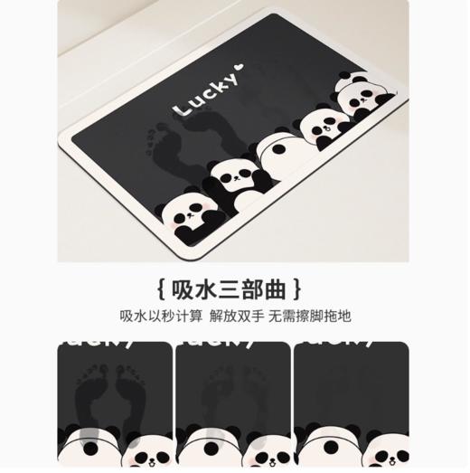 慢说厨房长地垫防滑防油可擦免洗硅藻泥吸水垫门口耐脏脚垫子家用地毯 商品图6