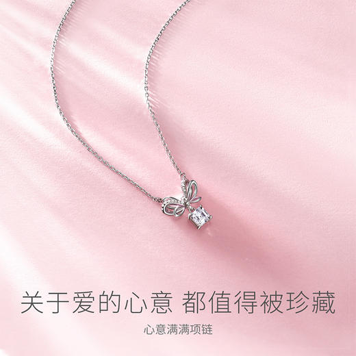 Fanci范琦【心意满满项链】女S925银蝴蝶结轻奢小众时尚设计生日礼物 商品图1