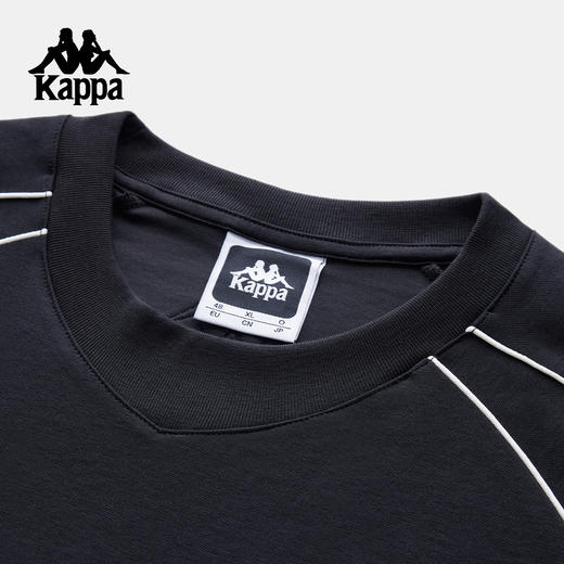 Kappa卡帕背靠背2025夏季新款运动短袖男休闲t恤宽松半袖上衣女款K0F52TD09 商品图2
