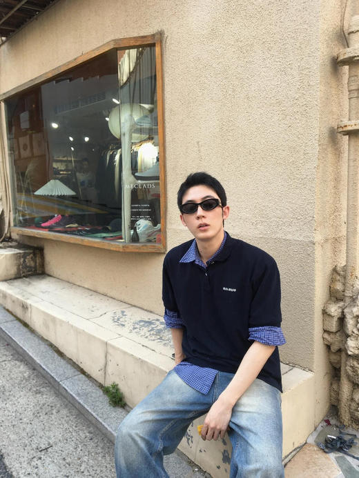 MIU缪原版原单棉珠复古POLO衫T 商品图8