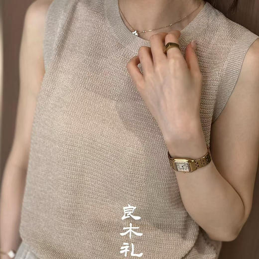 【预售7天】良木礼天丝拼布背心（0873） 商品图1