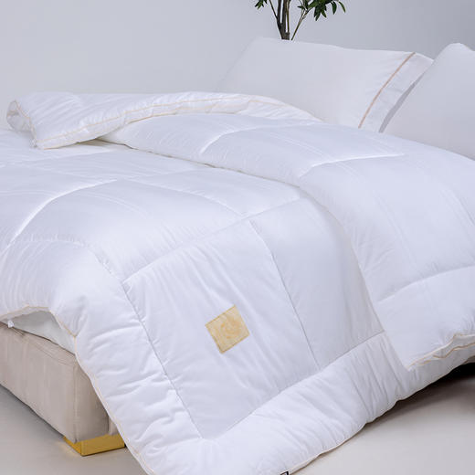 多喜爱 科特抗菌防螨十孔春秋被/加厚冬被/拉链子母被【德国进口纤维】【全棉面料】【提花工艺】【A类标准】【织带织标】加量填充 整张绵工艺 商品图10