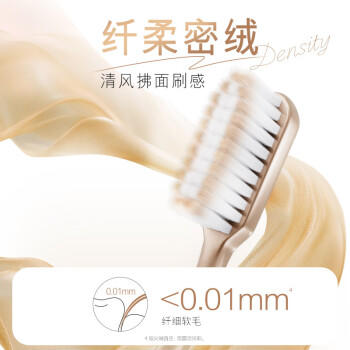 高露洁（Colgate）纤柔备长炭细毛软毛牙刷4支（含炭细丝软毛 去渍深洁）颜色随机 商品图4