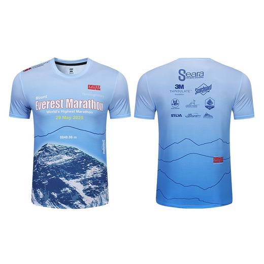 珠峰马拉松限定款比赛T恤 商品图3