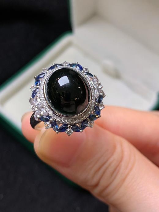 蛋面墨翡戒指 商品图2