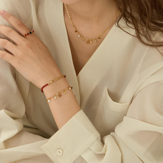 ARSIS银饰｜秘密花园系列 四叶草假日派对手链 商品图2