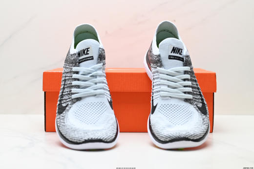 耐克Nike Free 4.0 Flyknit赤足轻量休闲运动跑步鞋631053-010男鞋 商品图6