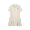 谜底连衣裙短袖女2025夏季新品休闲POLO领合身H型短裙252ML0519 商品缩略图4