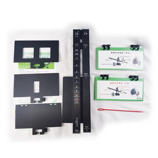 保视佳裂隙尺训练器pvc滑尺内斜外斜视矫正训练融合立体视脱抑制 商品图2