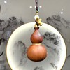 【灵机生活馆】雷击枣木葫芦吊坠 镶嵌银七星葫芦饰品摆件吊坠 商品缩略图2