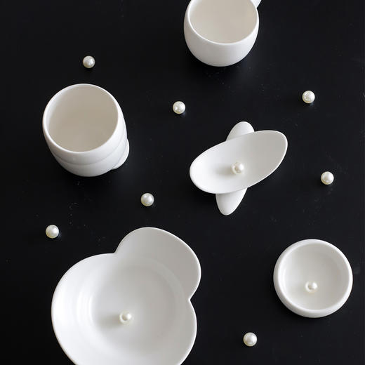 中国 Tuuli studio 陶晓丽 白色瓷器 碗 手握杯 盘 商品图6