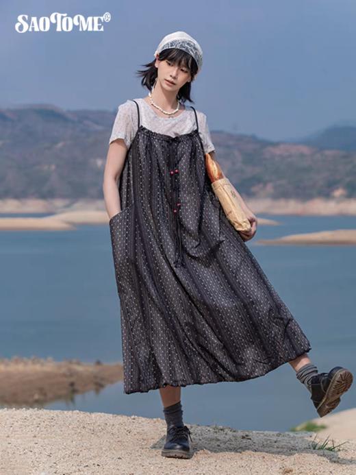 早乙女惠子saotome/STMQZ252287/手工串珠花苞连衣裙 商品图2