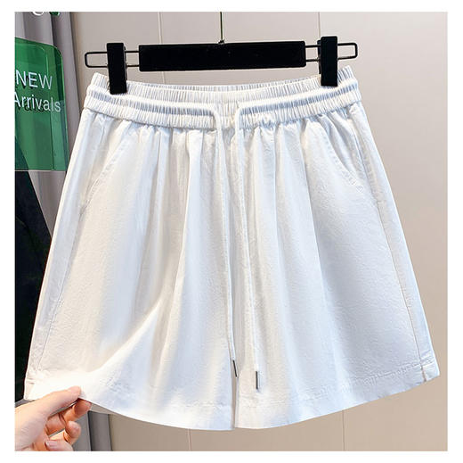 半身缘女裤 夏季薄款凉感宽松显瘦百搭纯棉三分短裤252302U80302890 商品图3