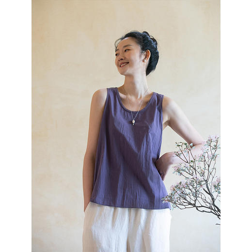 牧衣游原创 60支新疆棉马夹夏季百搭背心 花有约【不支持会员折】 商品图2