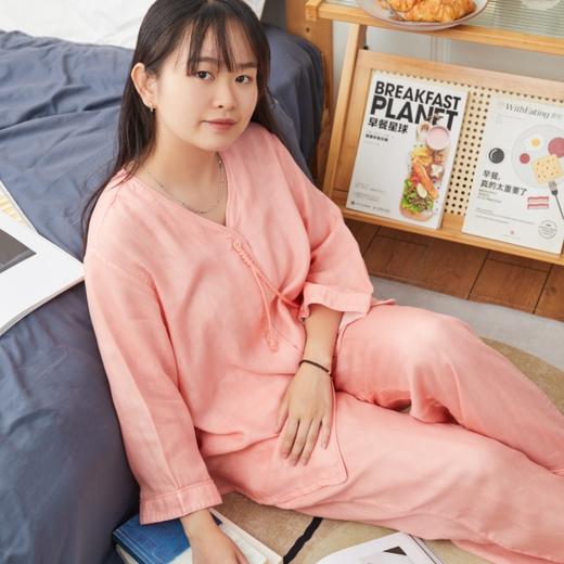 宜色家新中式双层纱家居服|100%天丝透气舒适，清凉柔滑，随身小空调般 商品图0