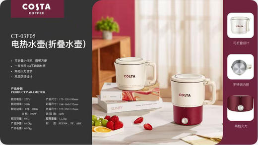 ᴬCOSTA电热水壶CT-03F05 商品图0