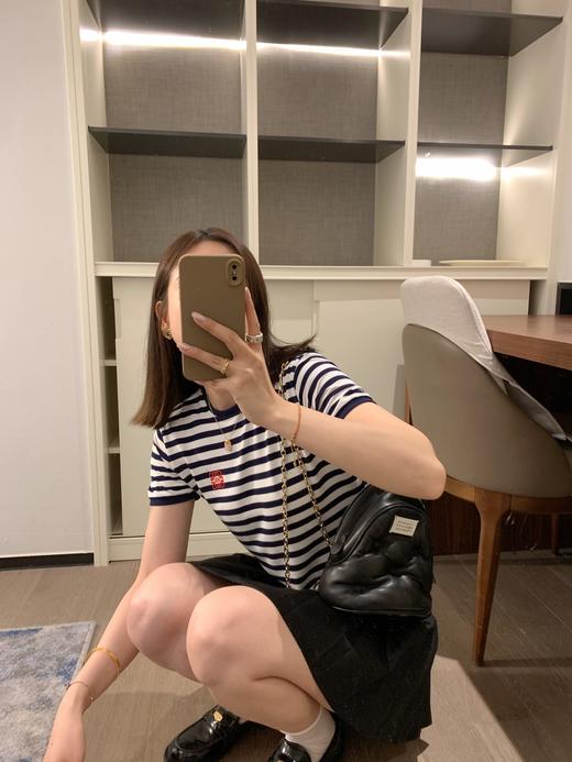 原版罗意条纹定位显瘦海魂衫弹力T恤 商品图10