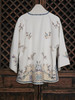 盛唐牡丹大师系列| 重工盘金江崖海水纹外套-白色 商品缩略图5