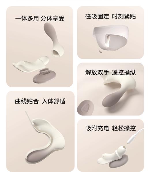 【穿戴跳蛋】享要小海狸遥控跳蛋 入体内外同震CG点刺激 外出穿戴情趣成人用品玩具女性自慰器震动棒 商品图1