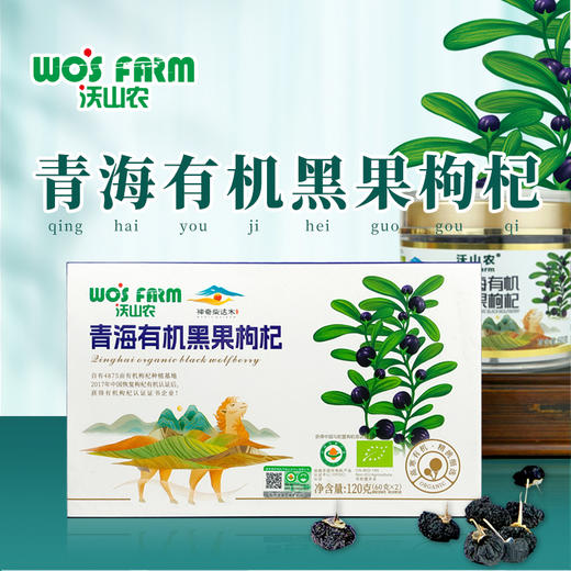有机黑枸杞礼盒 黑枸杞轻奢礼盒120g 【60g/瓶*2瓶】包邮 商品图4