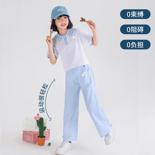 女童夏装套装洋气时髦夏季儿童运动两件套夏天女大童小女孩衣服 商品图3