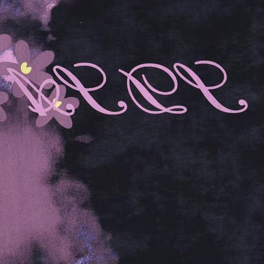 T3592夏季高级感新款男士潮牌撞色扎染花卉字母印花短袖T恤简约百搭潮 商品图3