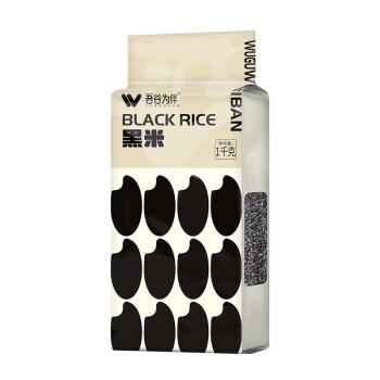 吾谷为伴黑米2斤 东北黑米 黑香米 五谷杂粮粗粮 真空装无染色 粥米伴侣 /粮油调味 /杂粮 /谷米类 商品图1