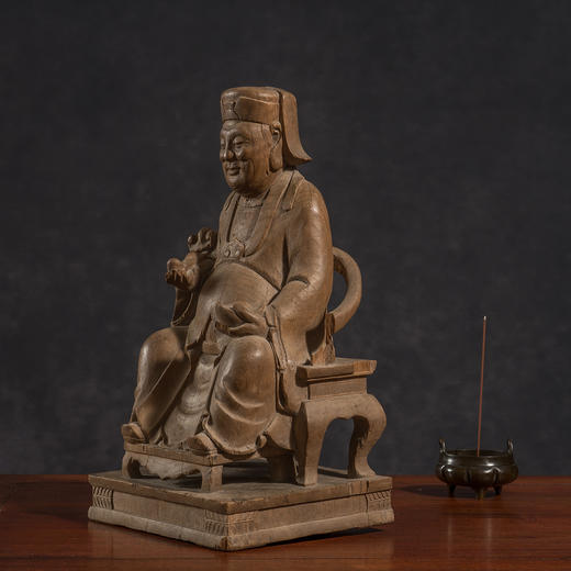 清	楠木财神像 商品图2