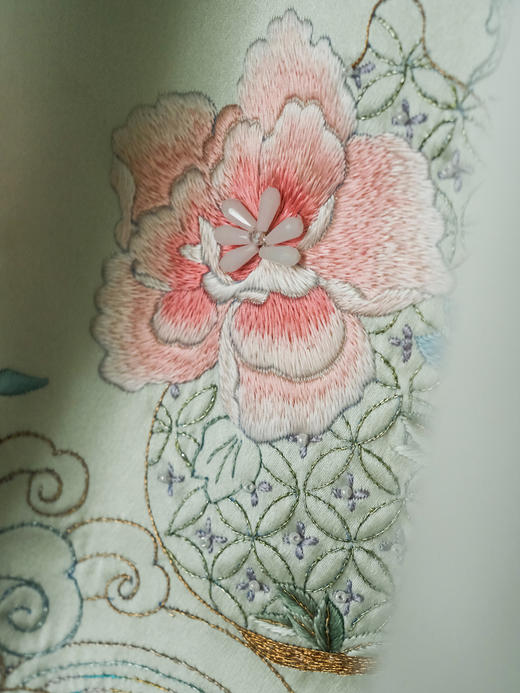 盛唐牡丹大师系列| 重工桃蝶丹华手绣外套 商品图3